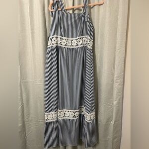 Navy and White dress